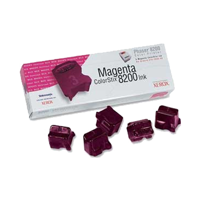 New, Pre-Owned - Xerox Phaser 8200 Magenta (016-2046-00) ColorStix Ink, 5/Box,