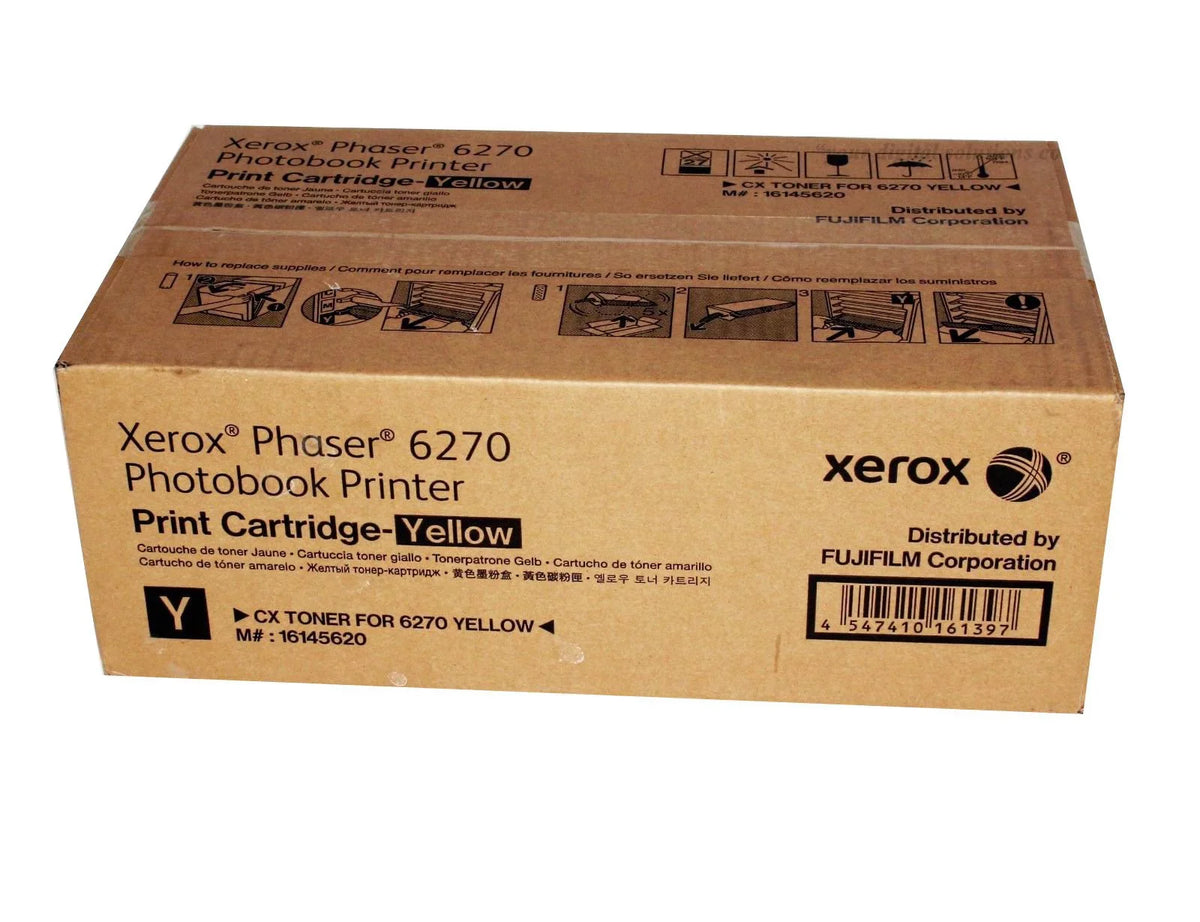 New, Pre-Owned - Xerox Phaser 6270 Photobook Printer Yellow Print Cartridge, 16145620