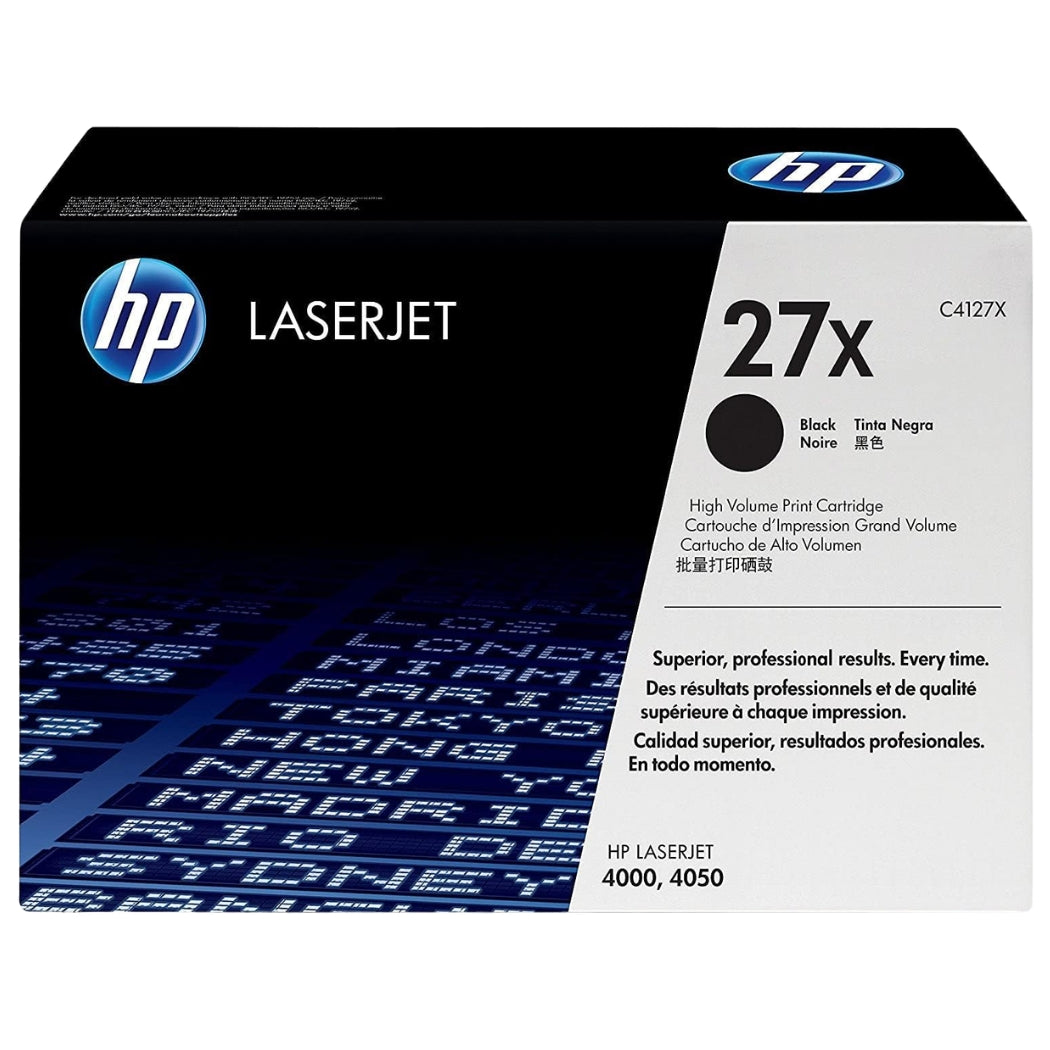 New, Pre-Owned - HP 27X High Yield Black Toner Cartridge, C4127X