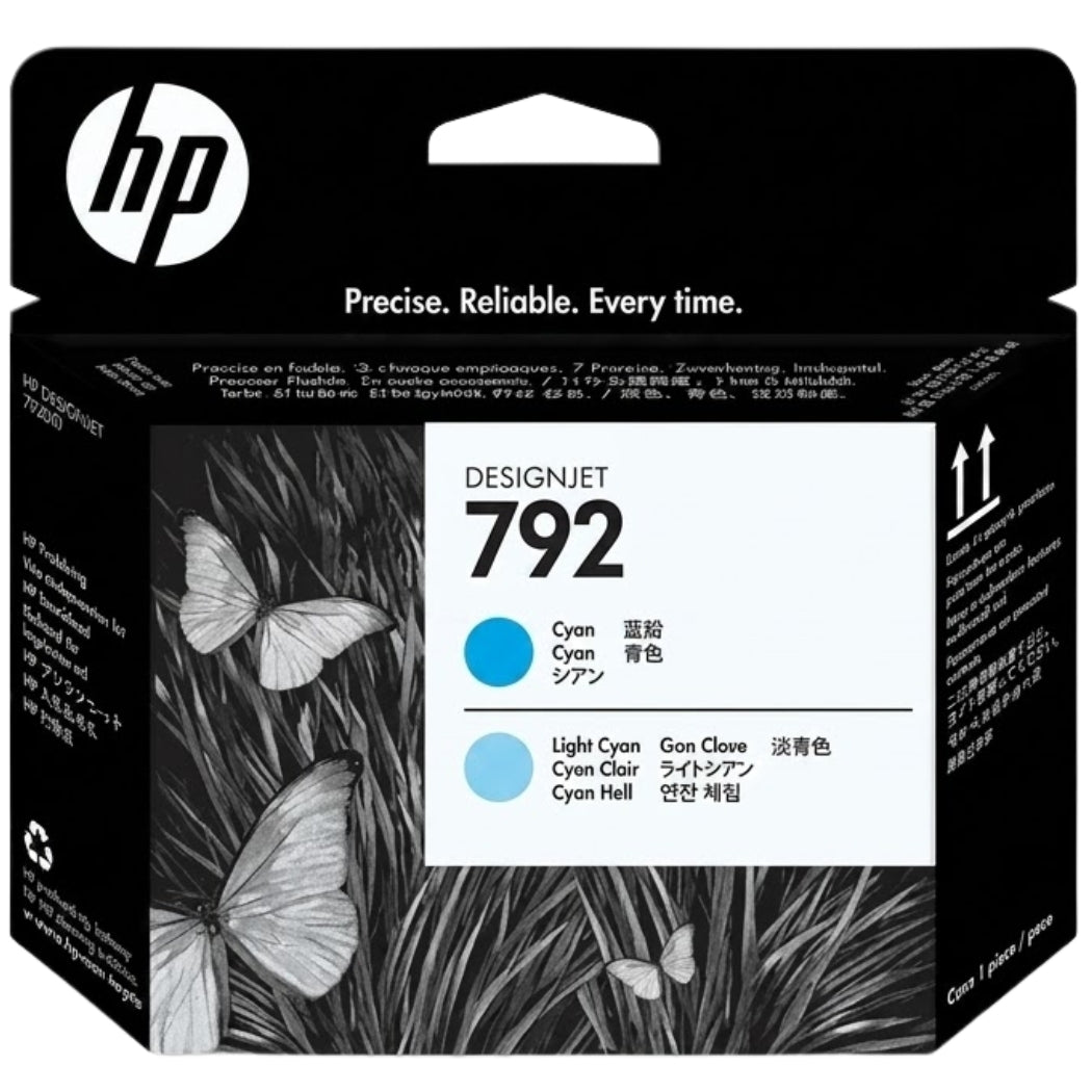 New, Pre-Owned - HP 792 Cyan/Light Cyan Latex Printhead, CN703A
