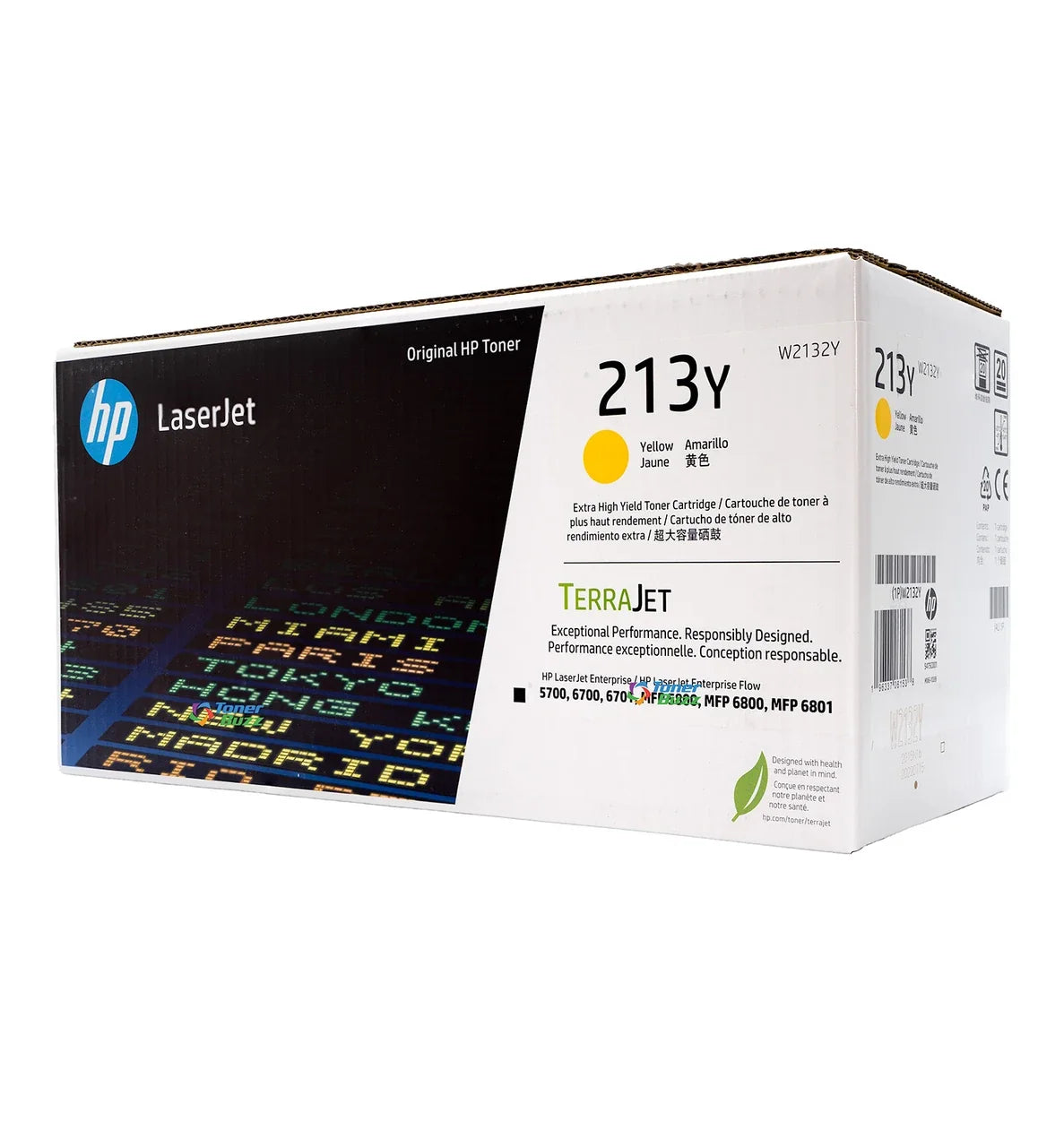 New, Pre-Owned, Original HP 213Y Extra- High Yield Yellow Original Toner Cartridge,W2132Y