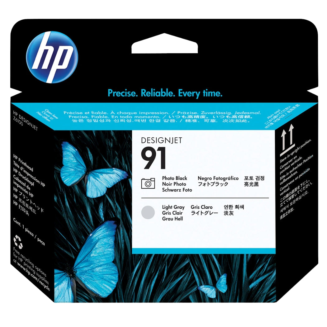 New, Pre-Owned - HP 91 (C9463A) Photo Black and Light Gray Printhead Cartridge