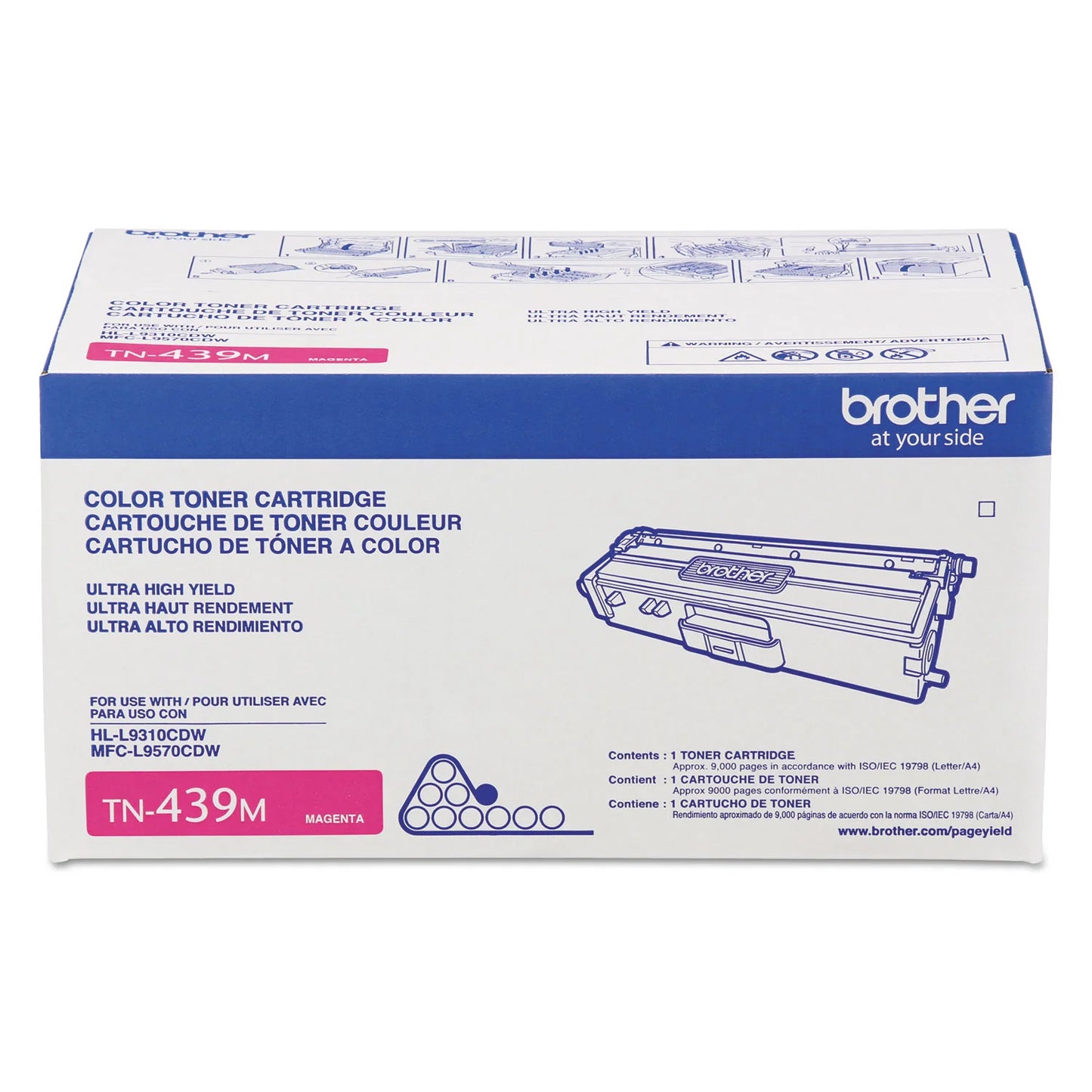 Original Brother TN-439 Extra High Yield Magenta Toner Cartridge