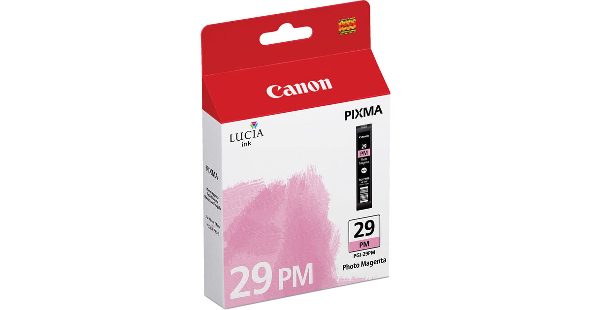 New, Pre-owned, Original Canon PGI-29 Standard Yield Photo Magenta Ink Cartridge, 4877B002