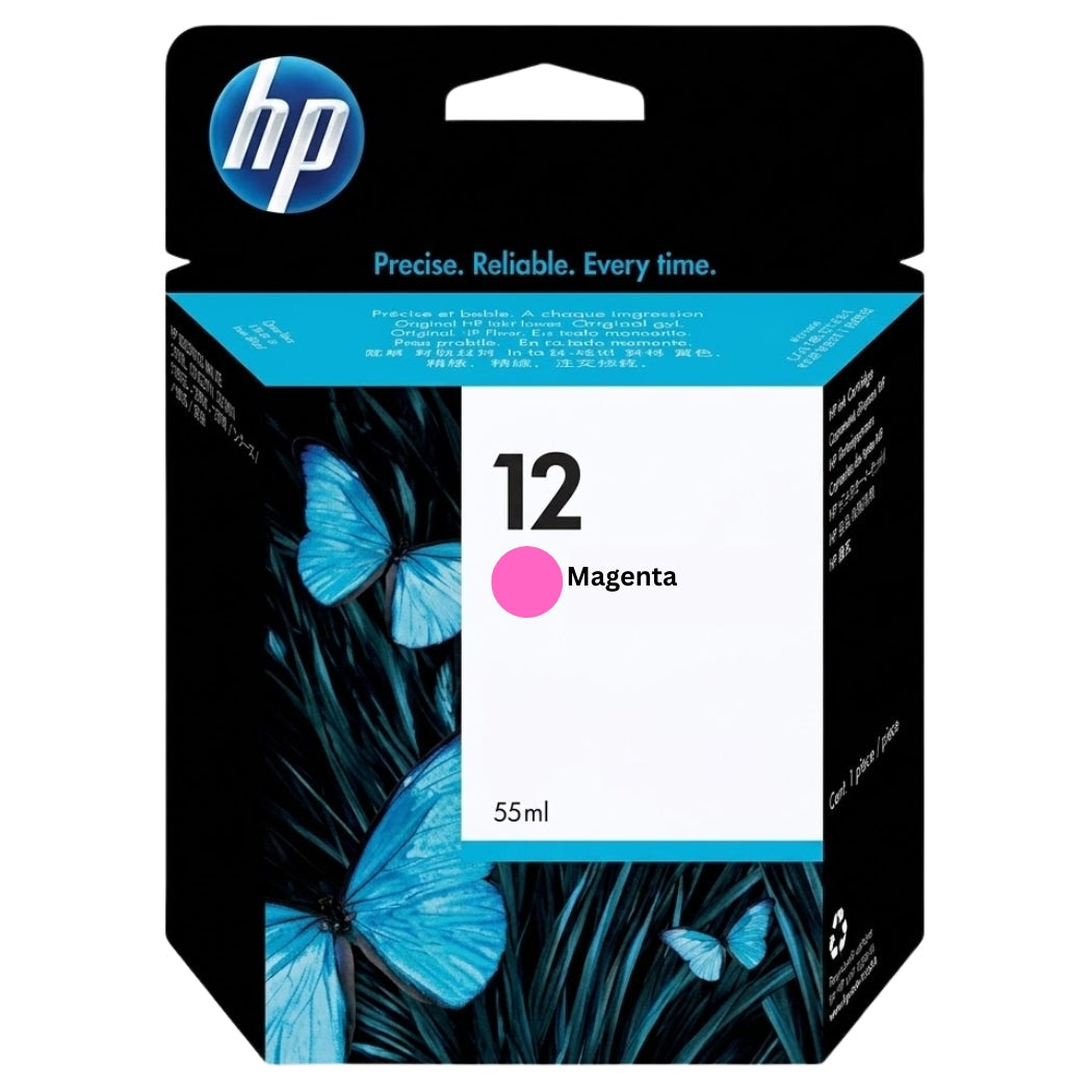 New, Pre-Owned - HP 12 (C4805A) Magenta Ink Cartridge