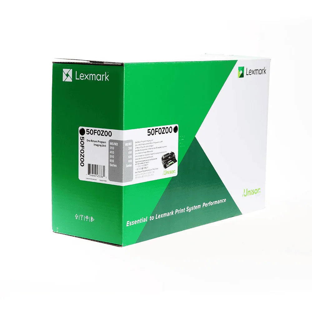 New, Pre-Owned - Lexmark 50F0Z00 High Yield Black Drum Cartridge