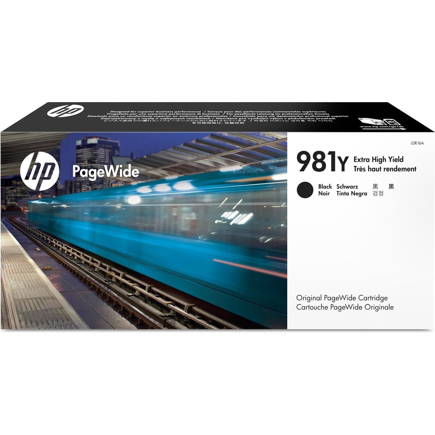 Original HP 981Y (L0R16A) Black Extra High Yield Ink Cartridge
