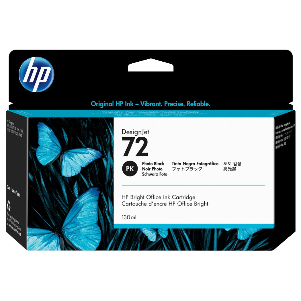 New, Pre-Owned - HP 72 130-ml (C9370A) Photo Black DesignJet Ink Cartridge