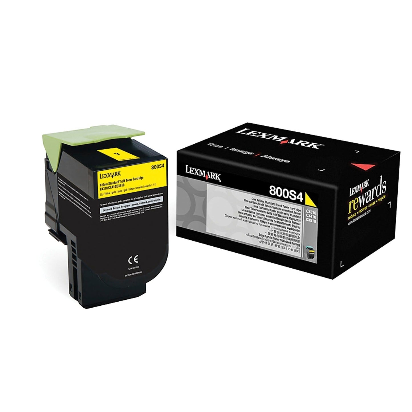 Lexmark 800S4 Standard Yield Yellow Toner Cartridge