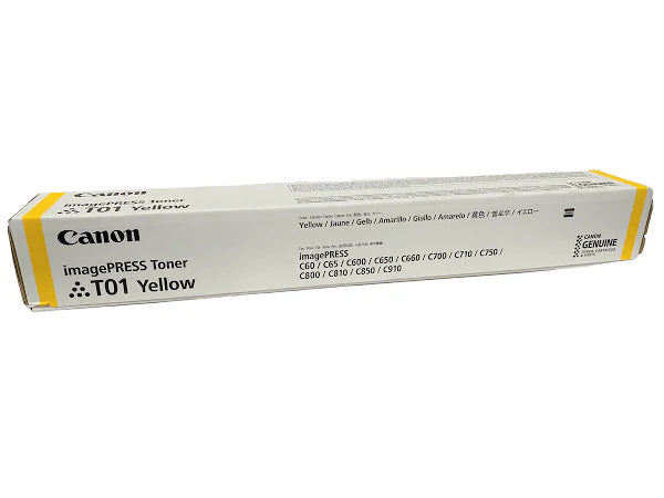 Original Canon T01 High Yield Yellow Toner Cartridge