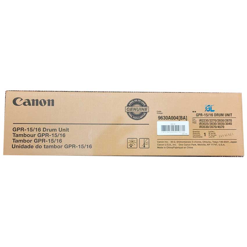 New, Pre-Owned - Canon GPR/15,GPR-16 Standard Yield Black Imaging Drum, 9630A004BA