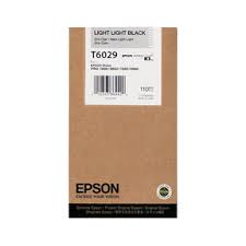 Original Epson T6029 Standard Yield 110ml Light Light Black Ink Cartridge