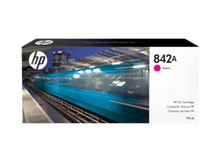 New, Pre-Owned, Original HP 842A High Yield Magenta Ink Cartridge, C1Q47A