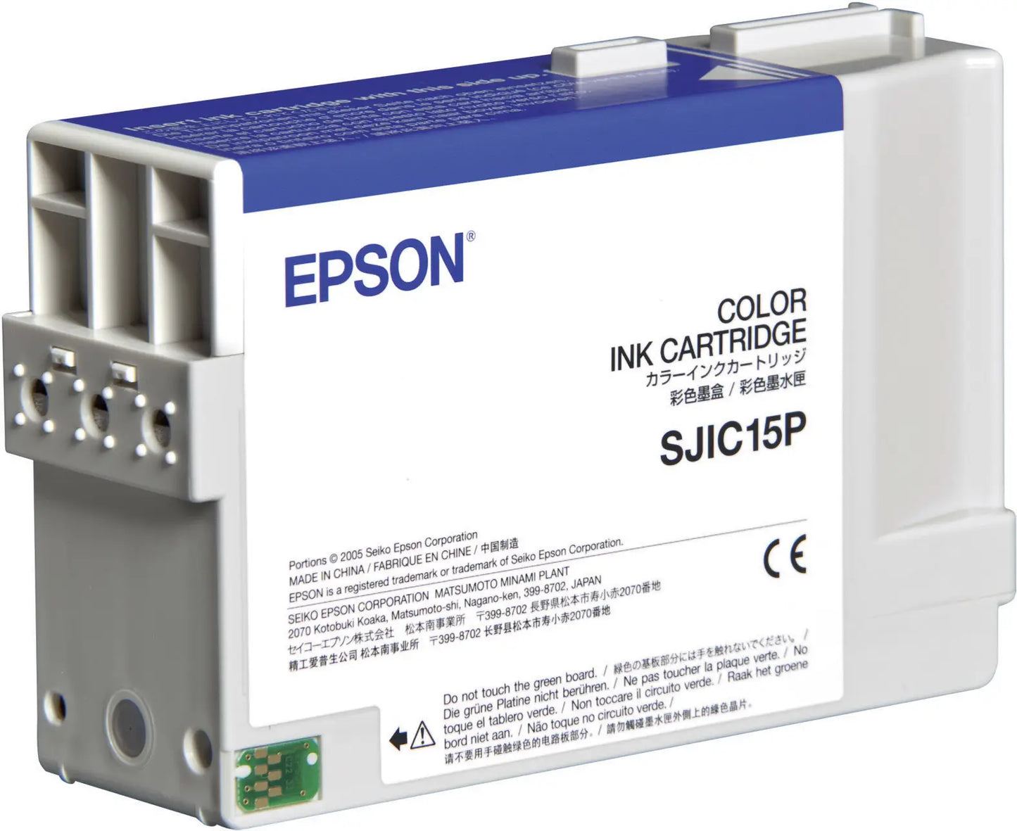 New, Pre-Owned, Original Epson SJIC15P Standard Yield Tri-color Ink cartridge, C33S020464