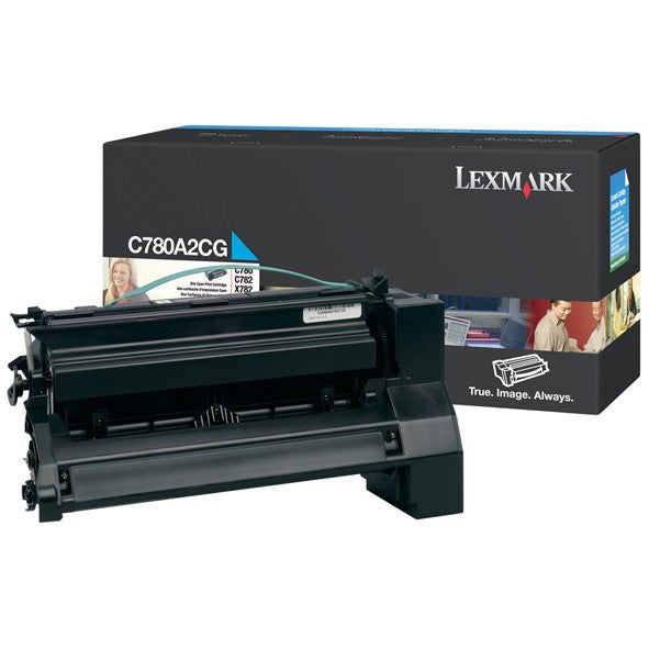New, Pre-Owned - Lexmark C780, C782 Cyan Toner Cartridge, C780A1CG