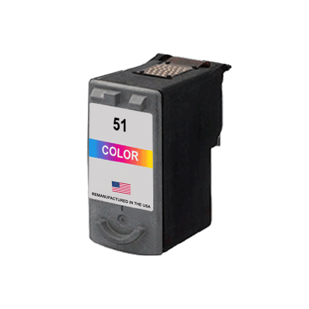 U.S. Remanufactured for Canon CL-51 Color Ink Cartridge
