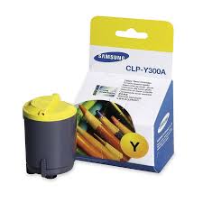 Original Samsung CLP-Y300 Standard Yield Yellow Toner Cartridge