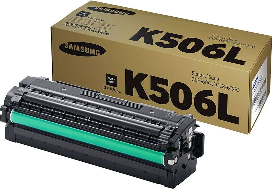 Samsung K506L High Yield Black Toner Cartridge, CLT-K506L