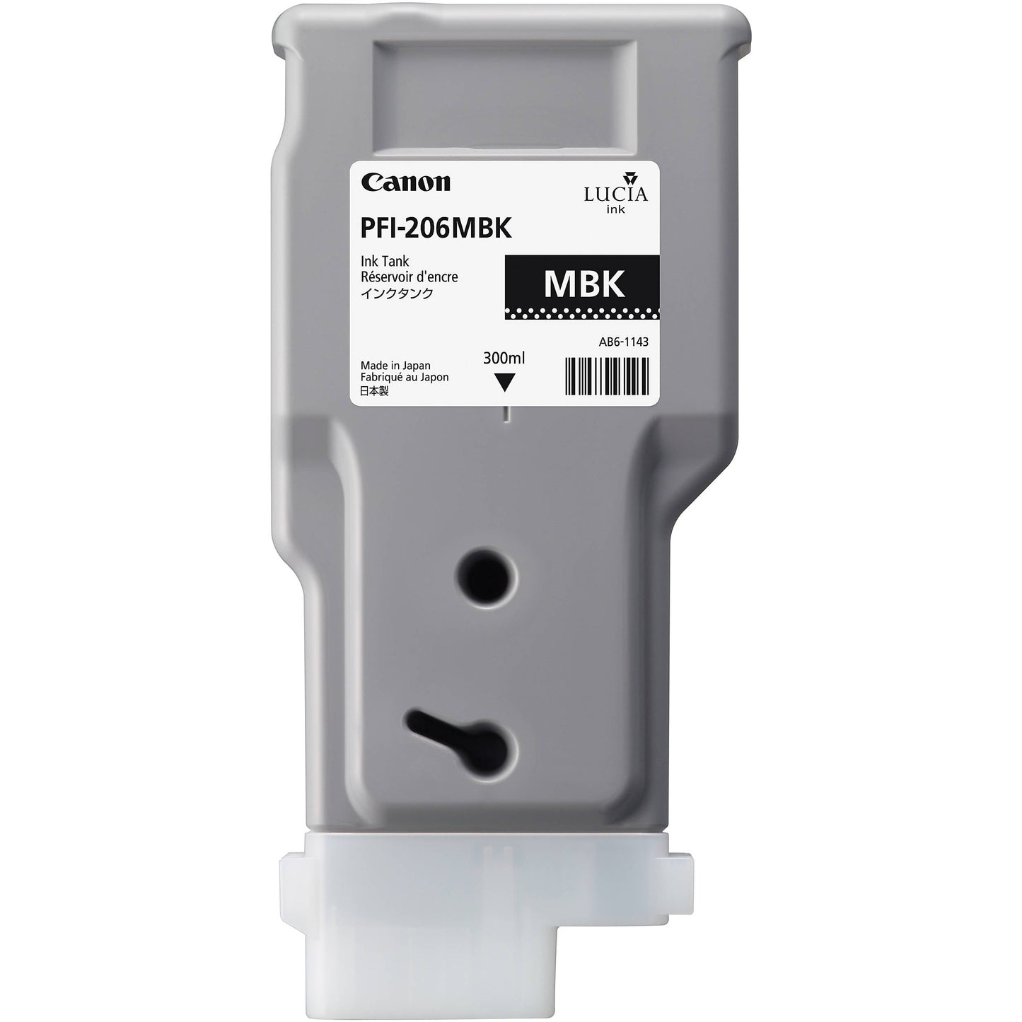 Original Canon PFI-206 300mL Matte Black Ink Cartridge