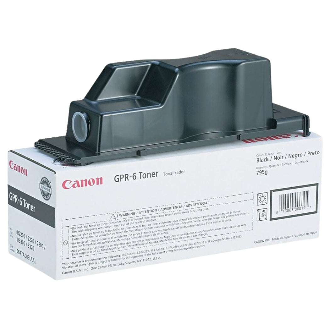 New, Pre-Owned - GPR-6 High Yield Black LaserJet Toner Cartridge, 6647A003AA