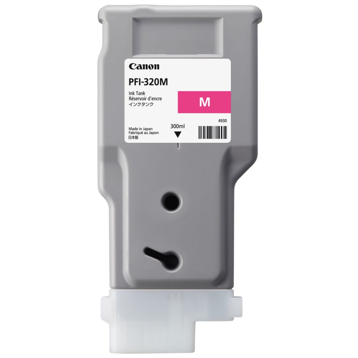 New, Pre-Owned - PFI-320M 300ml High-Yield Magenta Ink Cartridge, 2892C001AA