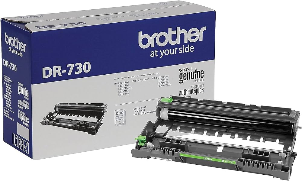 New, Pre-Owned - Brother DR-730 Black Drum Unit