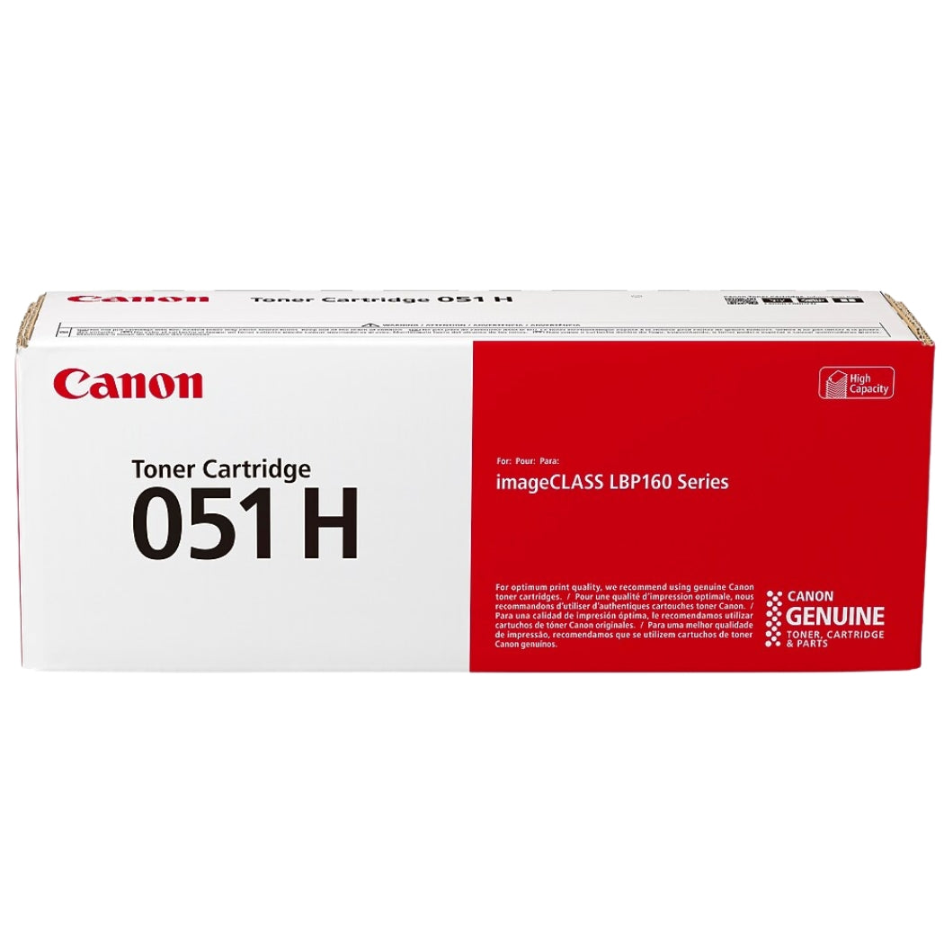 New, Pre-Owned - Canon 051H High-Yield Black Toner Cartridge, 2169C001