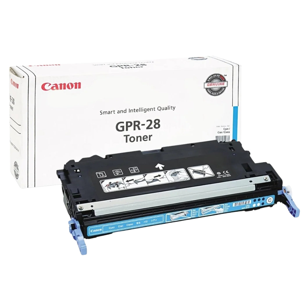 New, Pre-Owned - Canon GPR-28 Standard Yield Cyan Toner Cartridge, 1659B004AA