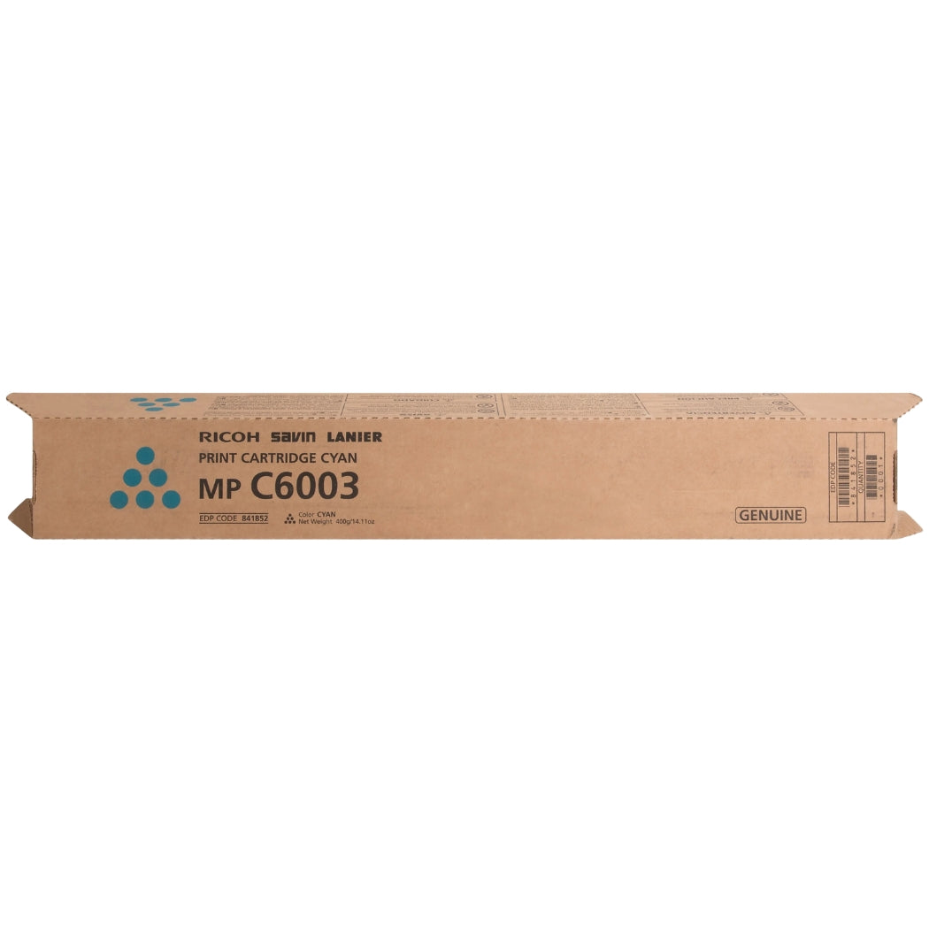 New, Pre-Owned - Ricoh MP C6003 High Yield Cyan Toner Cartridge, 841852