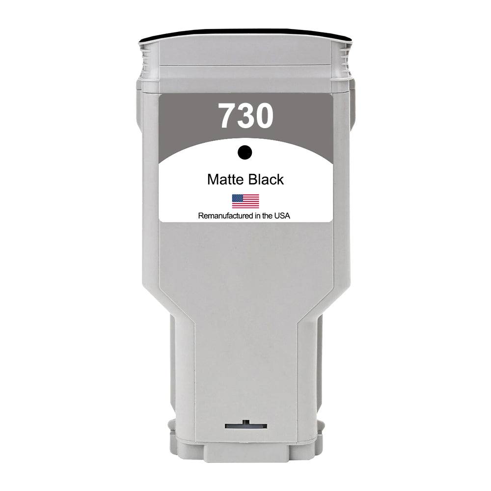 U.S. Remanufactured for HP 730 300ml (P2V71A) Matte Black Ink Cartridges