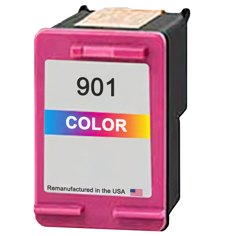 U.S. Remanufactured for HP 901 Color Ink Cartridge
