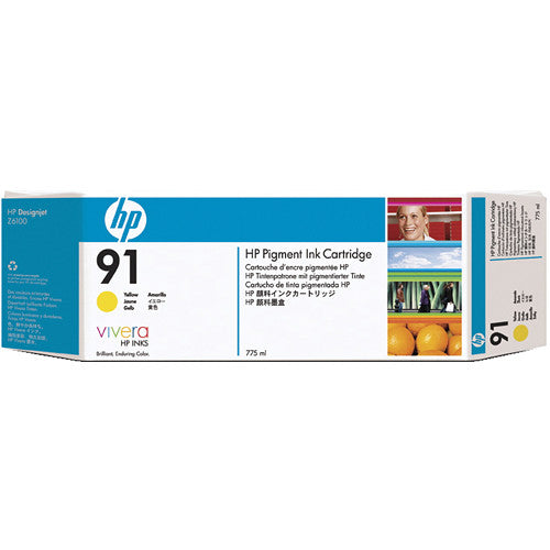 Original HP 91 775-ml (C9469A) Yellow Ink Cartridge
