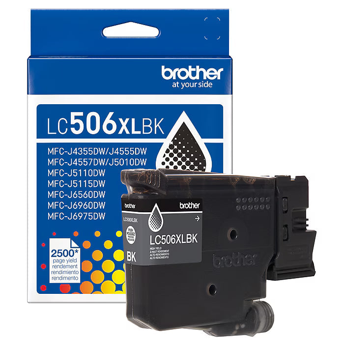 Original Brother LC506XL High Yield Black Ink Cartridge