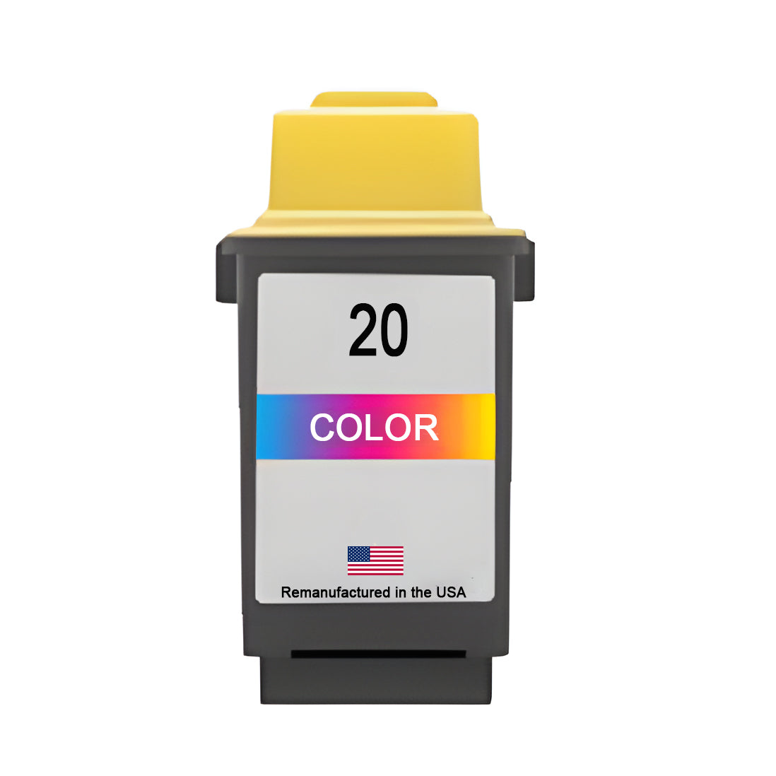 U.S. Remanufactured for Lexmark #20 15M0120 Color Ink Cartridge