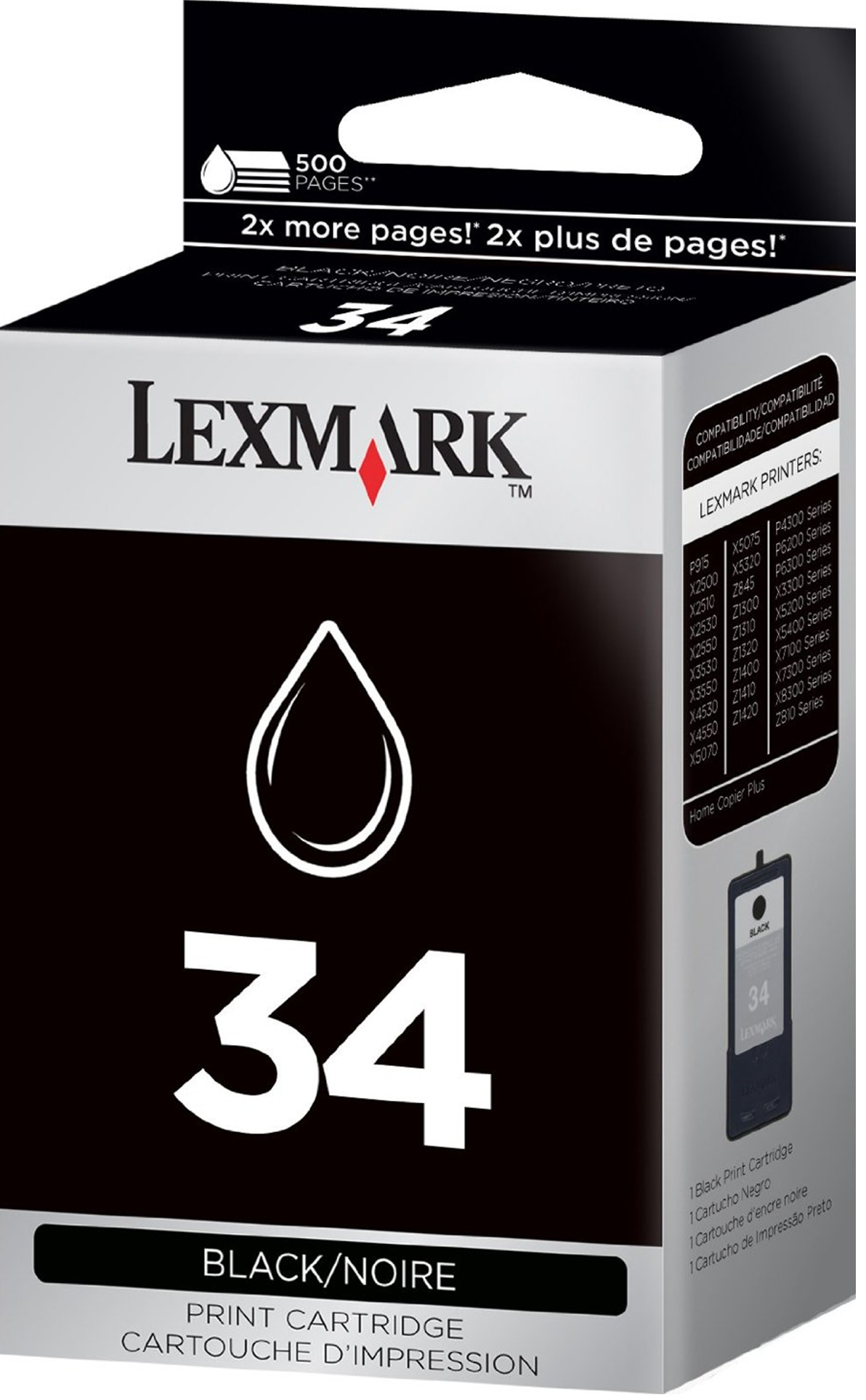 New, Pre-Owned - Lexmark #34 (18C0034) Black Print Cartridge