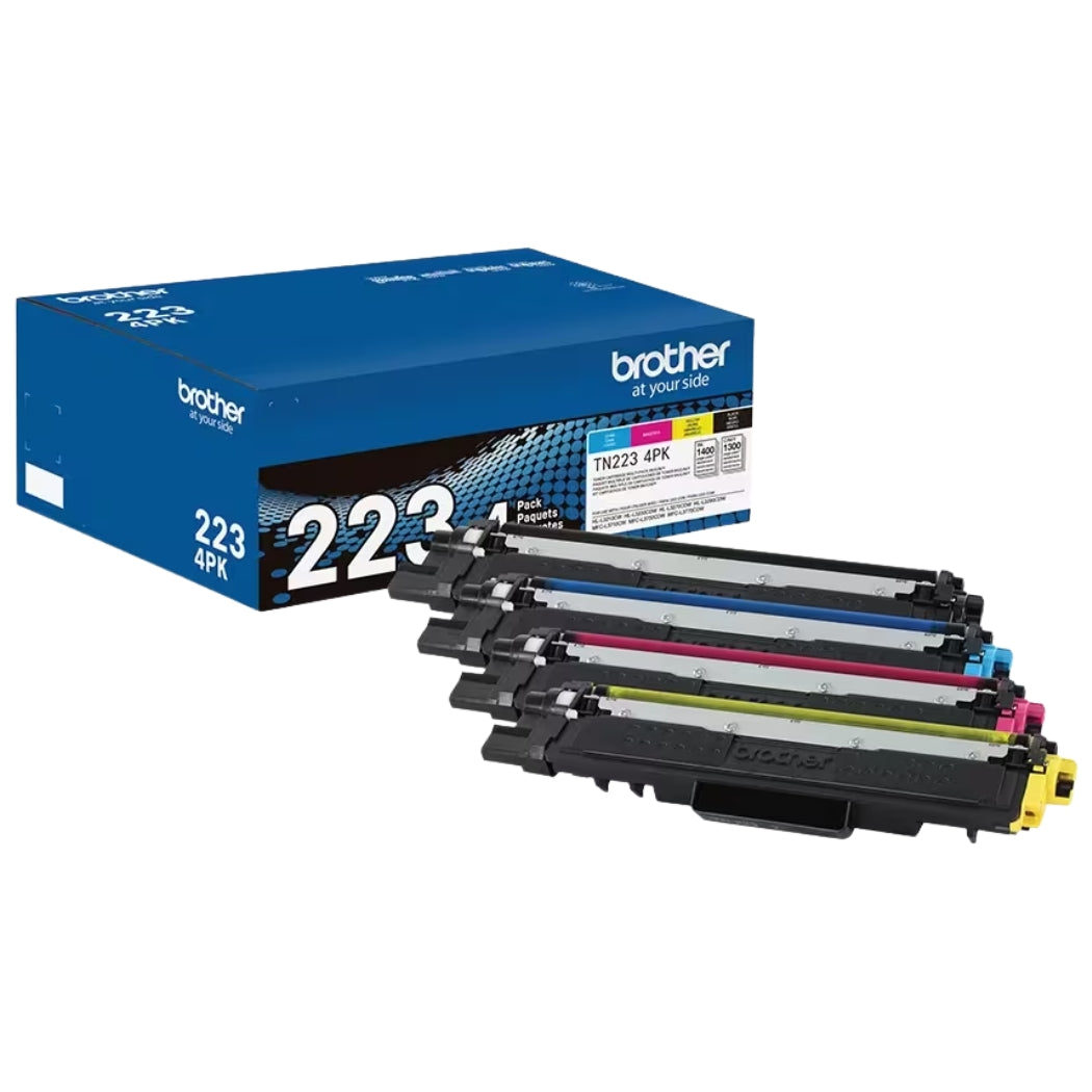 New, Pre-Owned - Brother TN-223 Standard Yield Printer Toner Cartridg- 4PACK