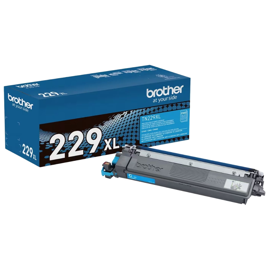 New, Pre-Owned - Brother TN-229XL High Yield Cyan Toner Cartridge