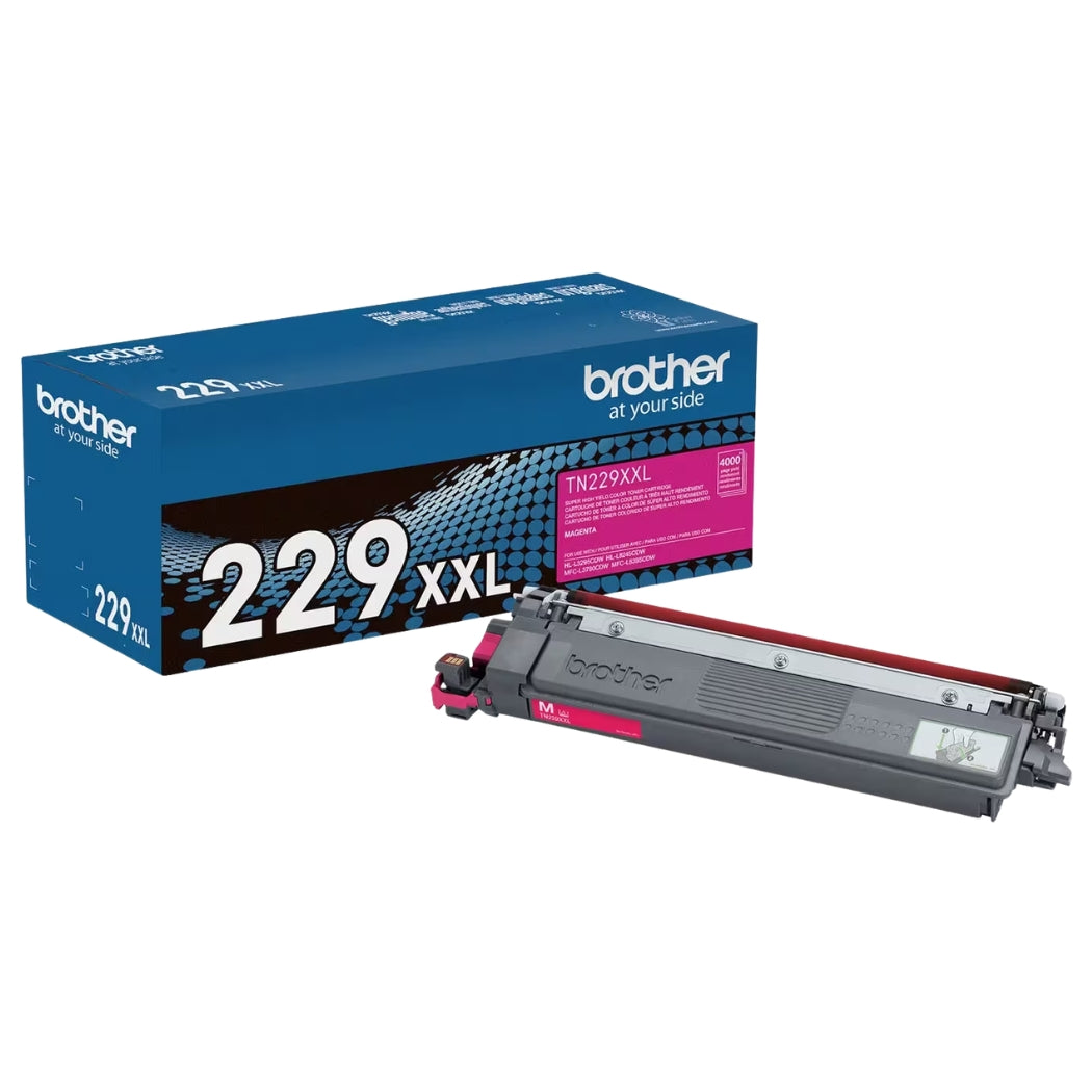 New, Pre-Owned - Brother TN-229XXL Super High Yield Magenta Laser Toner Cartridge