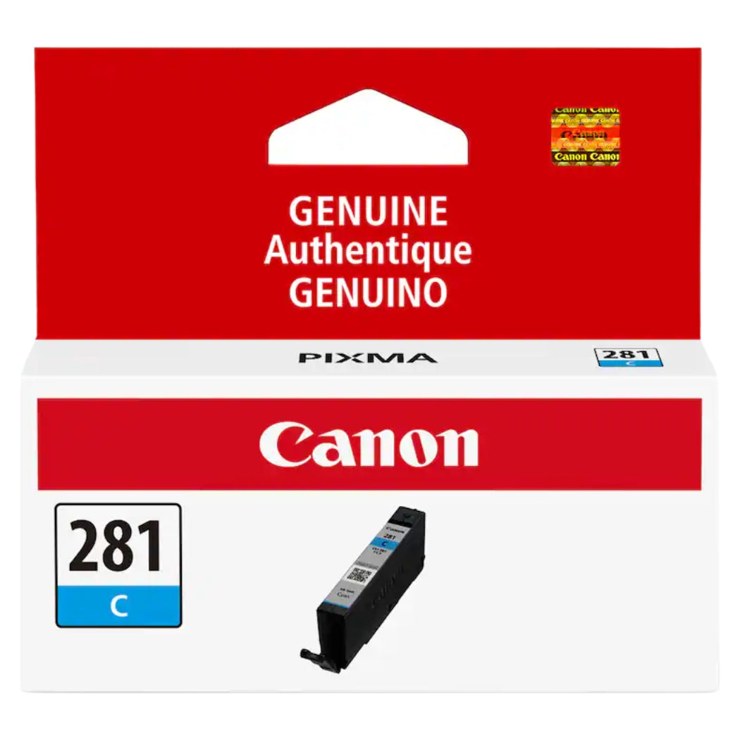 New, Pre-Owned - Canon CLI-281 Standard Yield Cyan Ink Cartridge