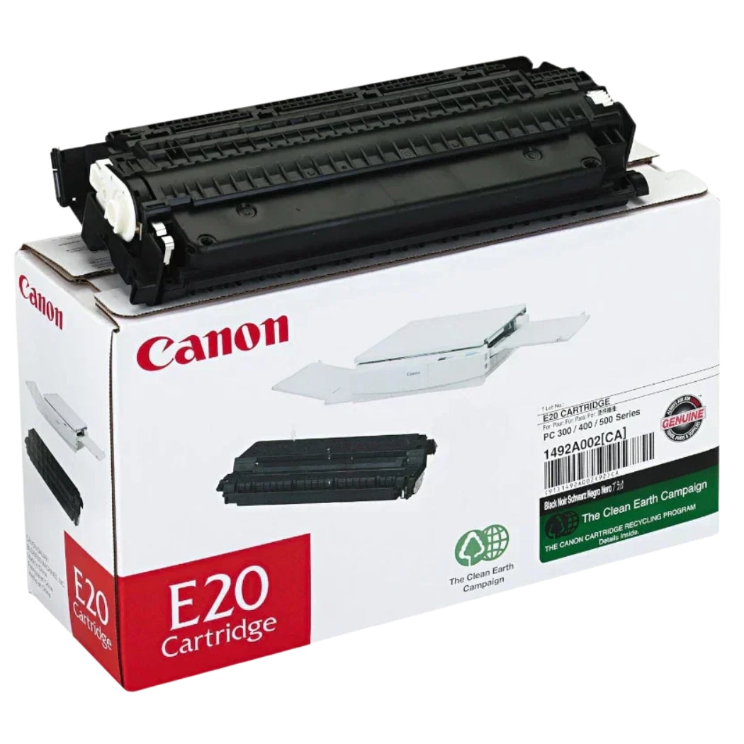New, Pre-Owned - Canon E20 High Yield Black Toner Cartridge, 1492A002