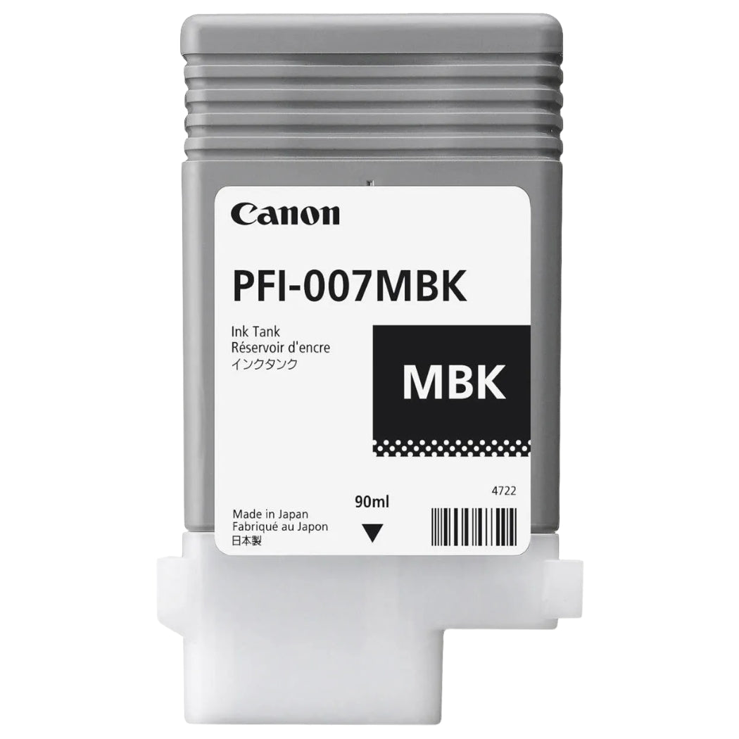 New, Pre-Owned - Canon PFI-007 Standard Yield Matte Black, 2142C001