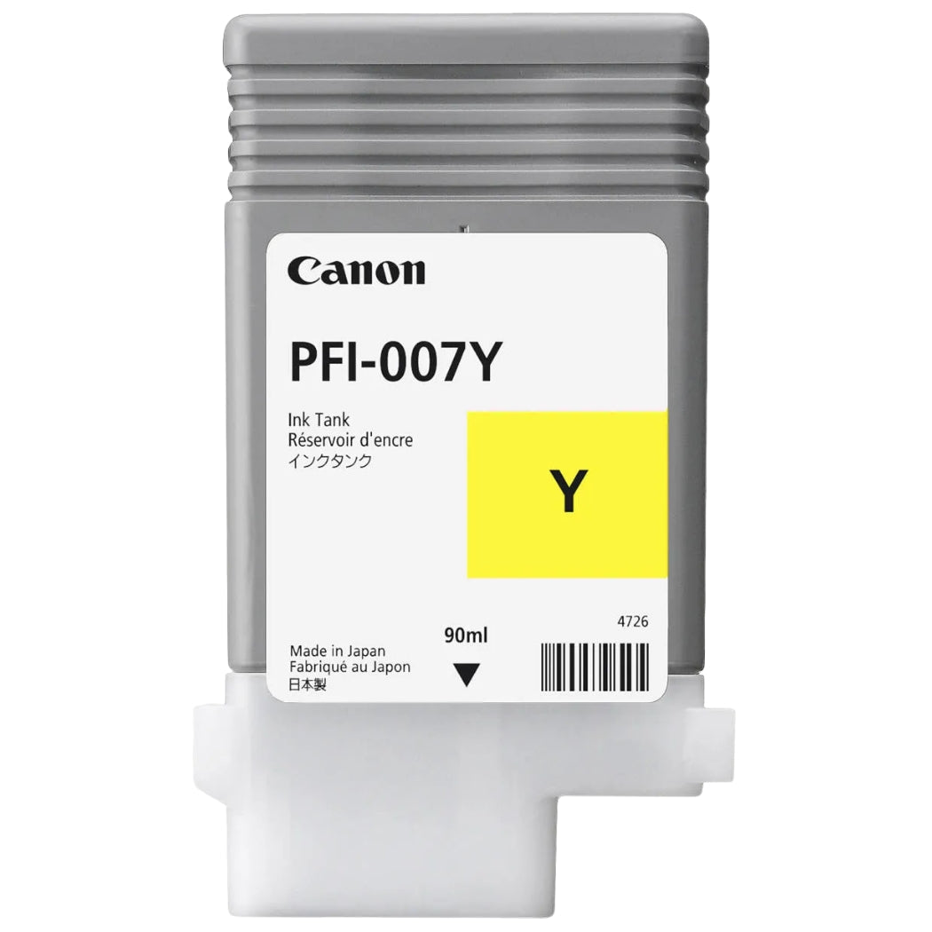 New, Pre-Owned - Canon PFI-007 Standard Yield Yellow, 2146C001