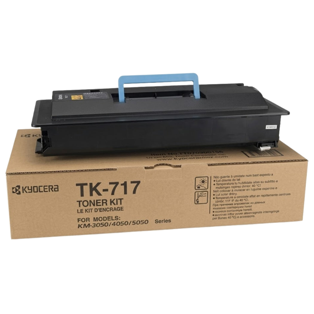 New, Pre-Owned - Kyocera TK-717 Standard Yield Black Toner Cartridge