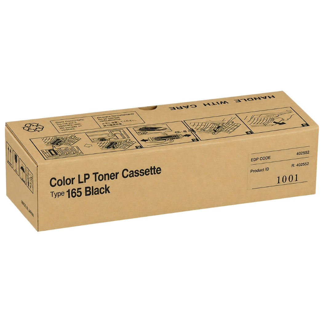 New, Pre-Owned - Ricoh TYPE 165 High Yield Black Toner Cartridge, 402552