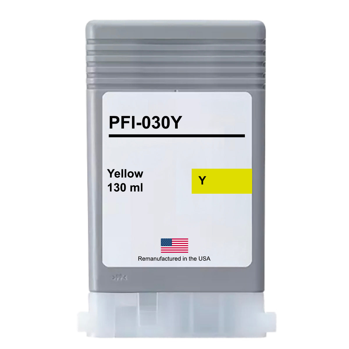 U.S. Remanufactured for Canon PFI-030 130mL Yellow