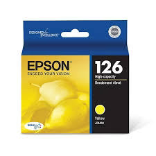 Original Epson T124 Standard Yield Yellow Ink Cartridge