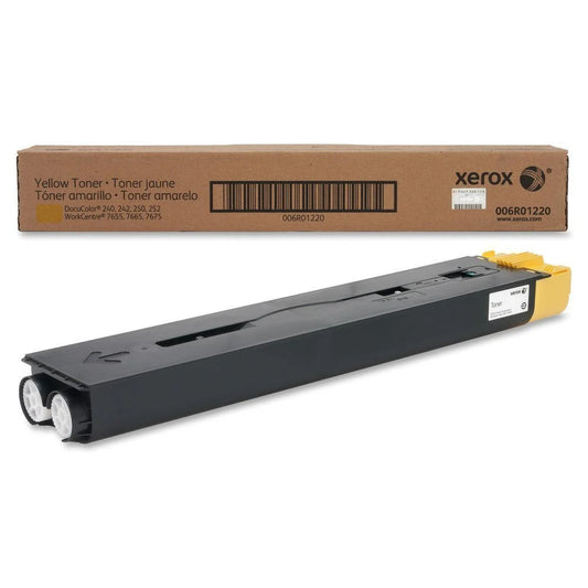 Genuine Xerox 6R1220 Standard-Yield Yellow Toner Cartridge
