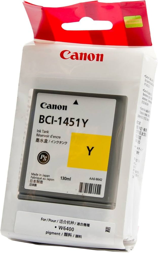 Original Canon BCI-1451 Standard Yield Yellow Ink Cartridge