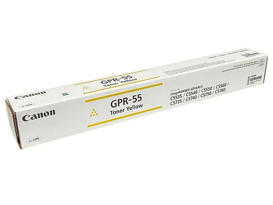 Original Canon GPR-55 Yellow Toner Cartridge