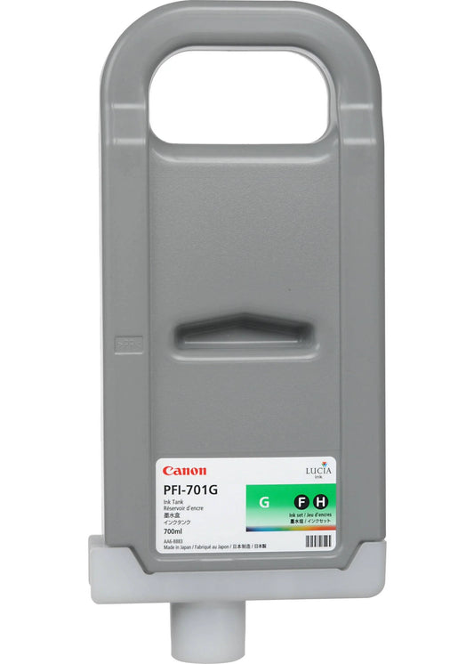 Genuine Canon 700ml PFI-701 Green High-Yield Ink Cartridge